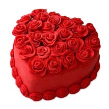 Hot Red Heart Cake 1kg